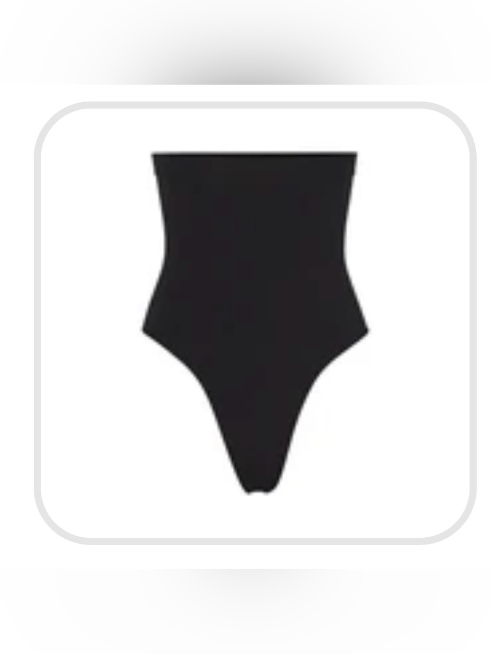 Skims - SCULPTING THONG HIGH WAIST | ONYX Size S/M